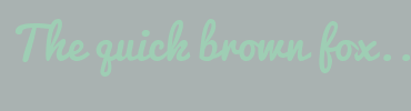 Image with Font Color 9ECEB4 and Background Color A9B2B1